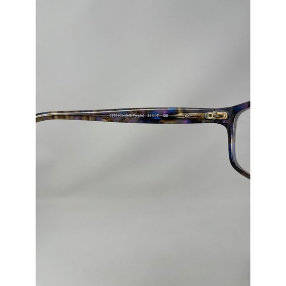 COACH Eyeglasses HC 6065 5288 Confetti Purple 51 [] 17 135 - Picture 8 of 10